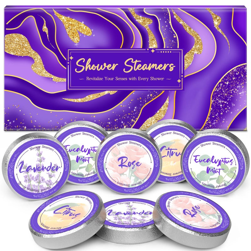 Futricy Shower Steamers Aromatherapy: Easter Basket Stuffers for Teens Girls Adults, Mothers Day Gifts for Mom Wife Women Her, Easter Gifts Essentials Shower Bombs with Natural Essential Oils Self Care - Image 1