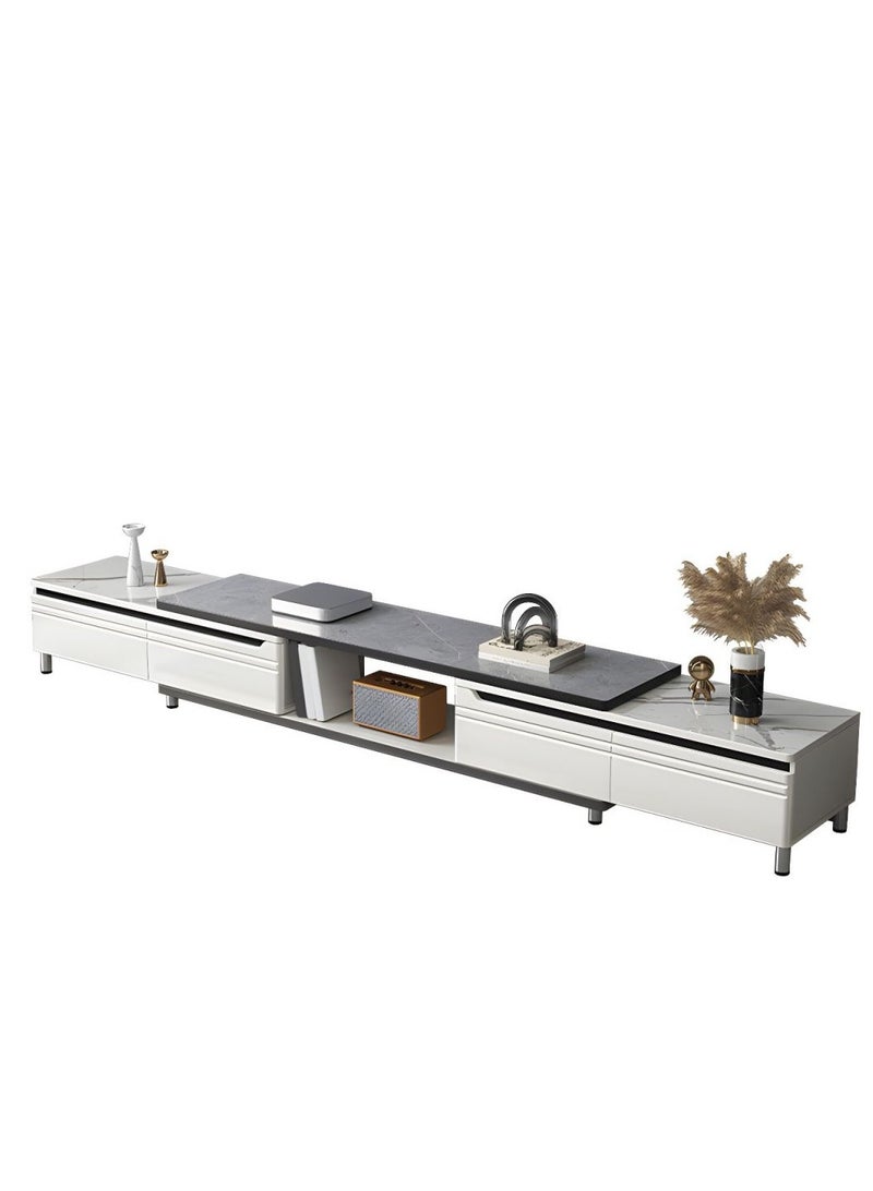 DubaiGallery Living Room Modern Shelf Storage Cabinet Table - Image 4