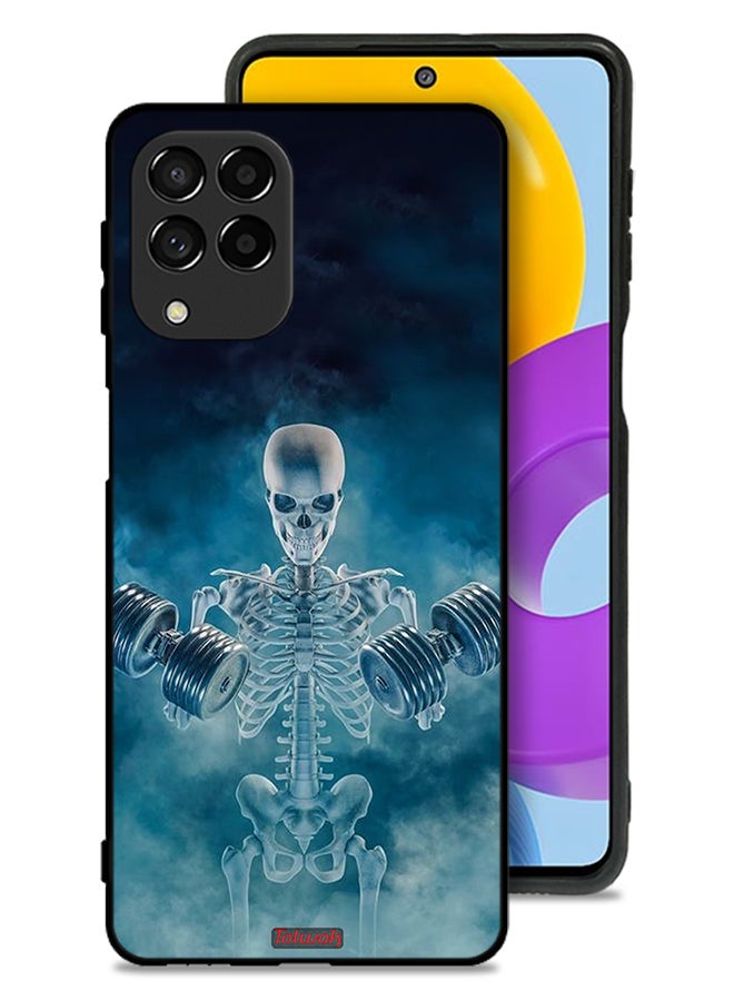 Tolwak Samsung Galaxy M53 Protective Case Cover No Pain No Gain Pose - Image 1