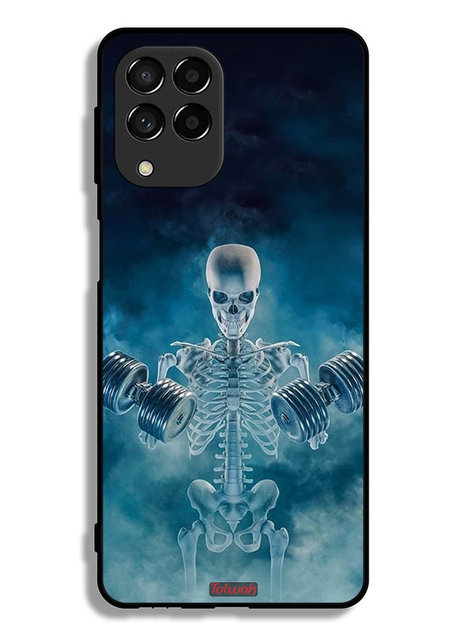 Tolwak Samsung Galaxy M53 Protective Case Cover No Pain No Gain Pose - Image 2