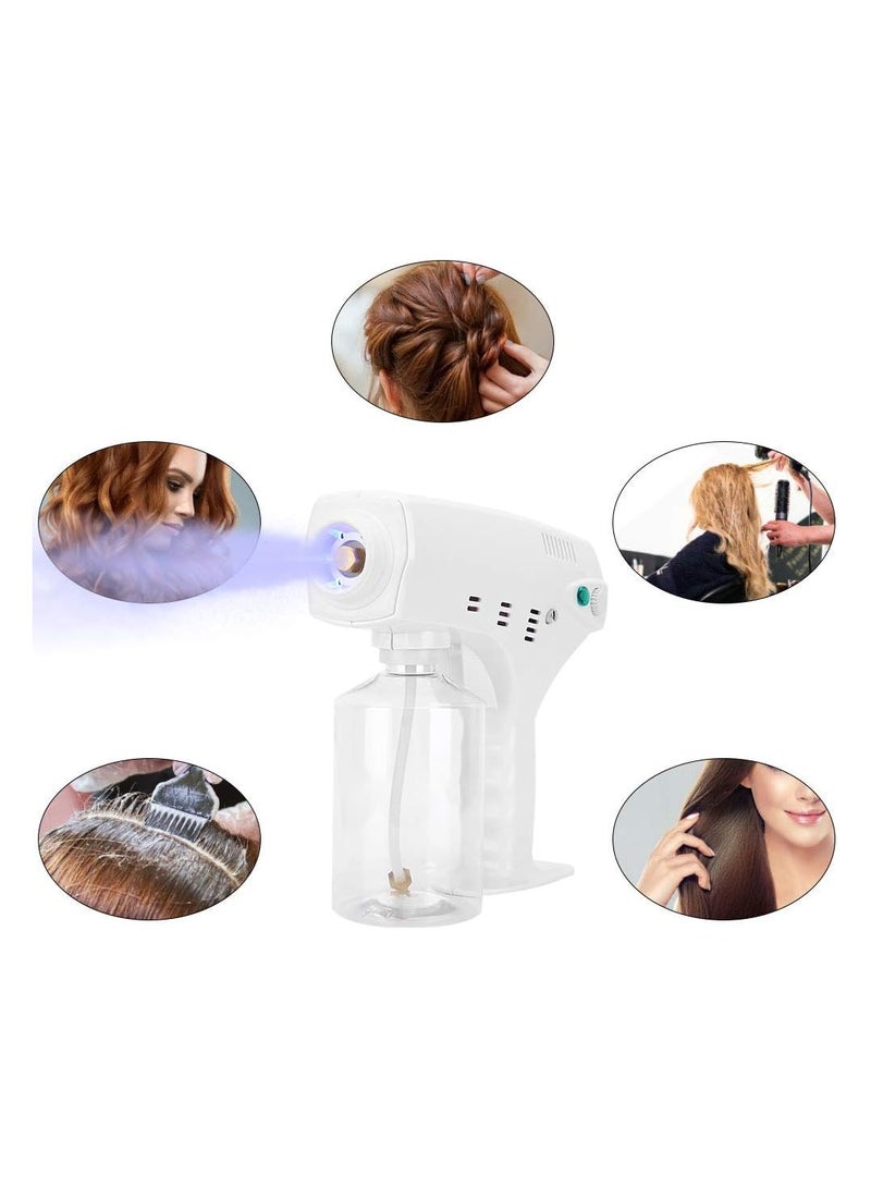 **مسدس ترطيب بالجيل للشعر، رذاذ نانوي لشامبو الشحن اللاسلكي عبر USB - أداة عناية بالشعر لمعالجات التصفيف والتلوين في الصالونات.** - Image 5