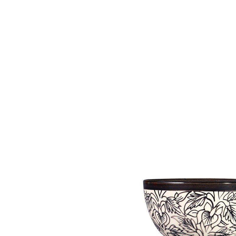 Caffeine Ceramic Handmade Black Perru Katori Bowl (Set of 8) - Image 2