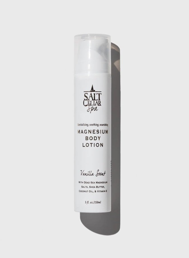 Salt Cellar Spa Dead Sea Magnesium Body Cream – Hydrating, Soothing & Nourishing Moisturizer with Shea Butter, Coconut Oil & Vitamin E – Vegan, Paraben-Free, Cruelty-Free – 5 fl oz - Image 1