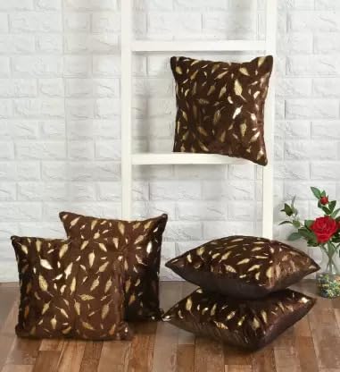 A CUBE LUXURY SOLUTIONS A Cube Luxury Solutions Decorative Chenille Cushion Cover 40 x 40 cm 16 x 16 inch Large Square Pillow Covers for Bed Sofa Chair Seat  - Image 1