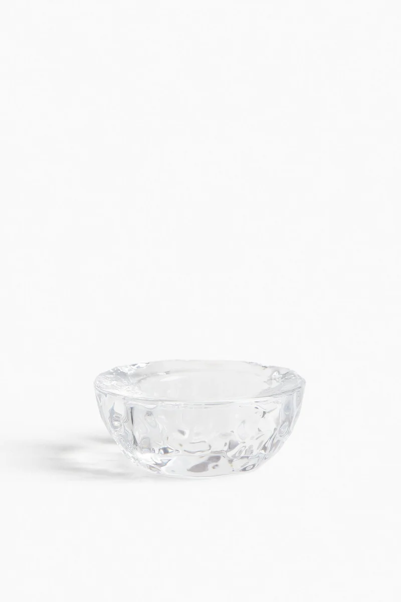 H&M Glass tealight holder