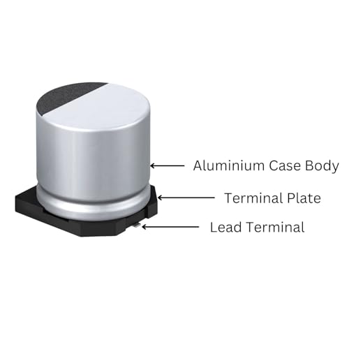 ElePak SMD Electrolytic Capacitor - (120 Pcs) 1µF to 220µF - High Voltage Rating - Electronic Components Kit - Ideal for Power Supply, Switching Circuits, Industrial Equipment - Image 2