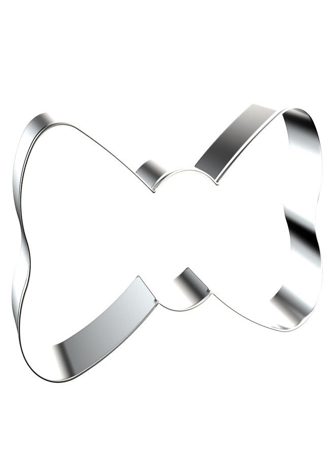 QAAQS Bow Tie Cookie Cutter Set - 5 inch, 4 inch, 3 inch, 2 inch - 4 Piece Little Man Father's Day Cookie Cutters Shapes Molds - Stainless Steel - Image 4