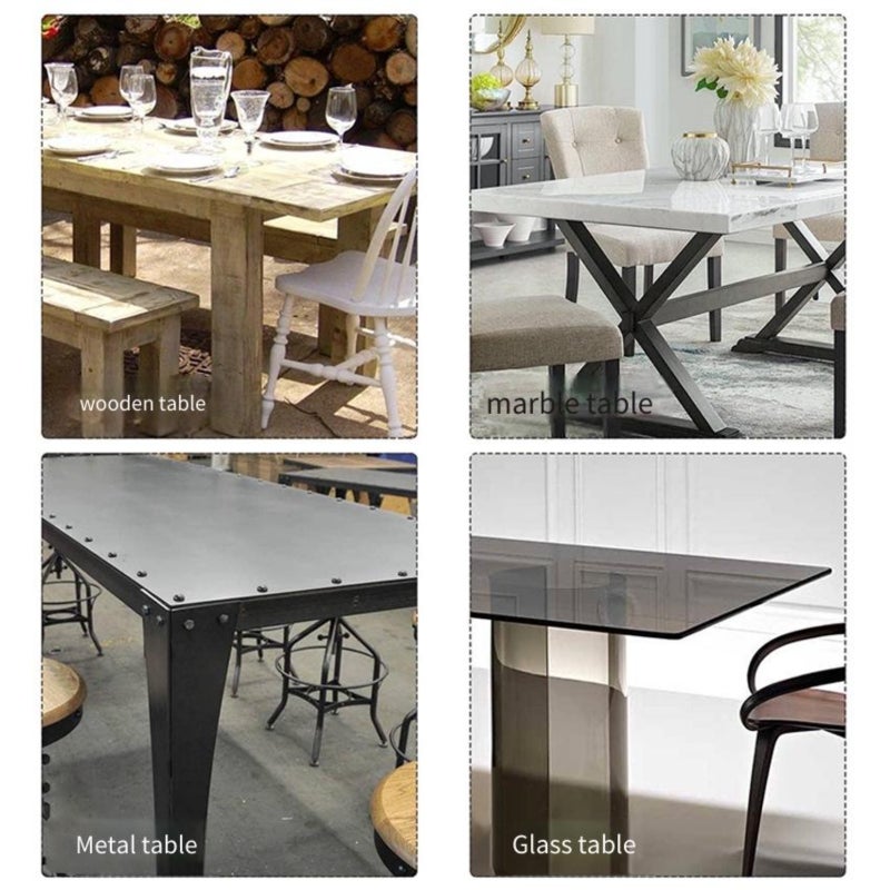 8-piece anti-collision angle transparent table corner protection, household anti-collision protective cover, child safety protective equipment (T type，3.3*3.3*3.3 cm) - Image 4