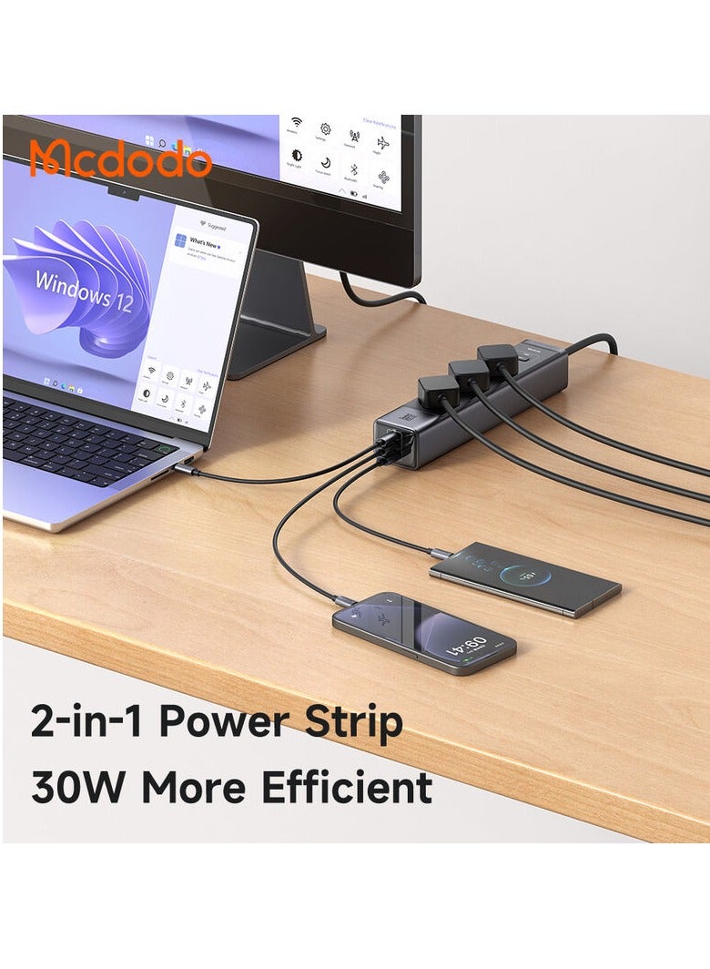 مكدودو قطاع الطاقة ماكدودو 6 في 1 بقدرة 30 وات للحماية من زيادة التيار CH-0620 - Image 4