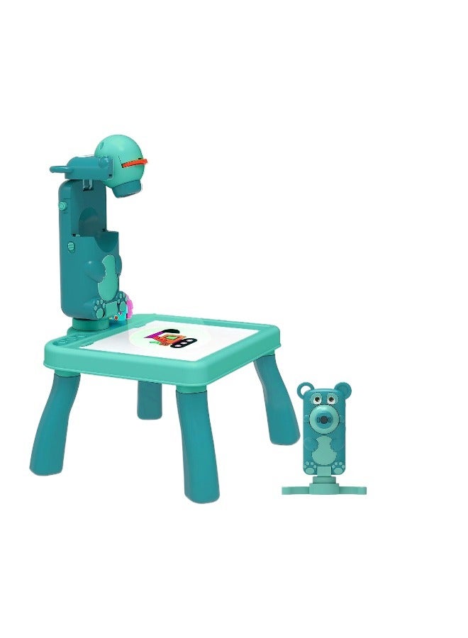 Toy Box Mini Drawing Projector For Children's Painting Table Kids Led Drafting Desk Arts Crafts Learning Educational Toys Girls Gifts Toy Set Purple - Image 5