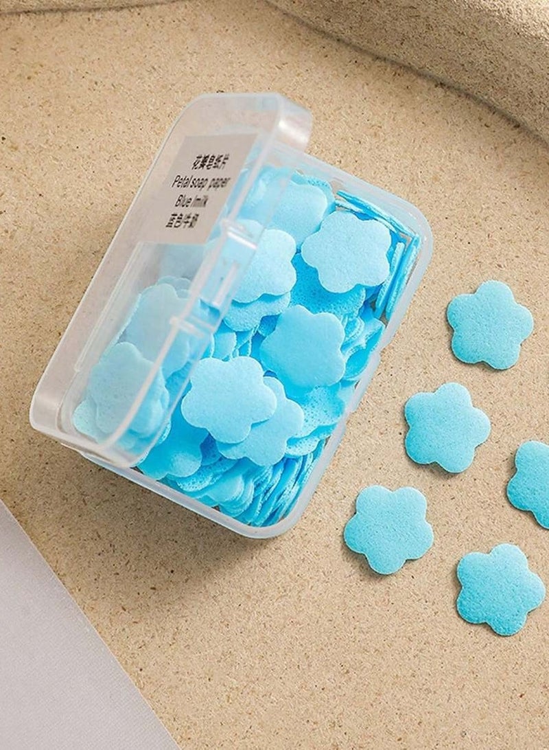 ورق صابون بتلات زهور مناسب للشنطة والسفر - Image 1