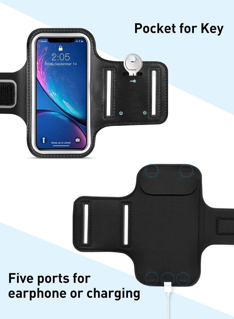 Y&D Running Phone Holders Armband for iPhone 11 Pro Max Xr Xs X 8 7 Plus Galaxy S10 S9 S8 - Image 2