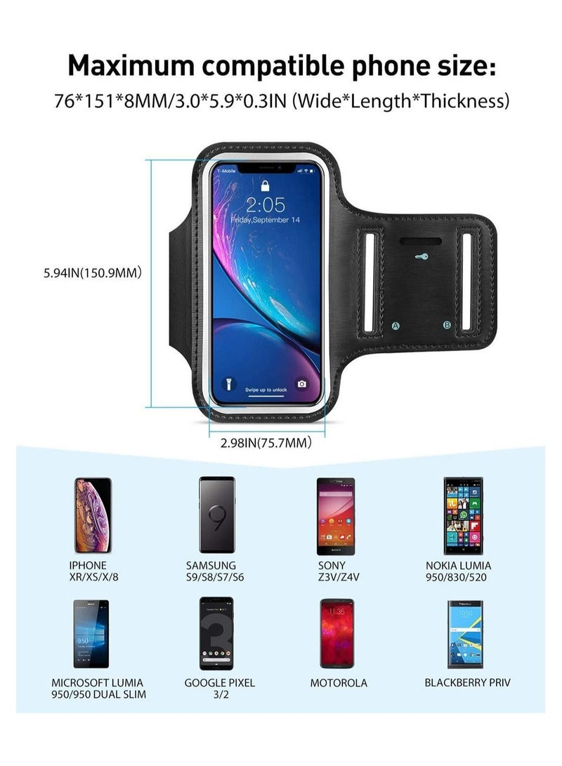Y&D Running Phone Holders Armband for iPhone 11 Pro Max Xr Xs X 8 7 Plus Galaxy S10 S9 S8 - Image 4