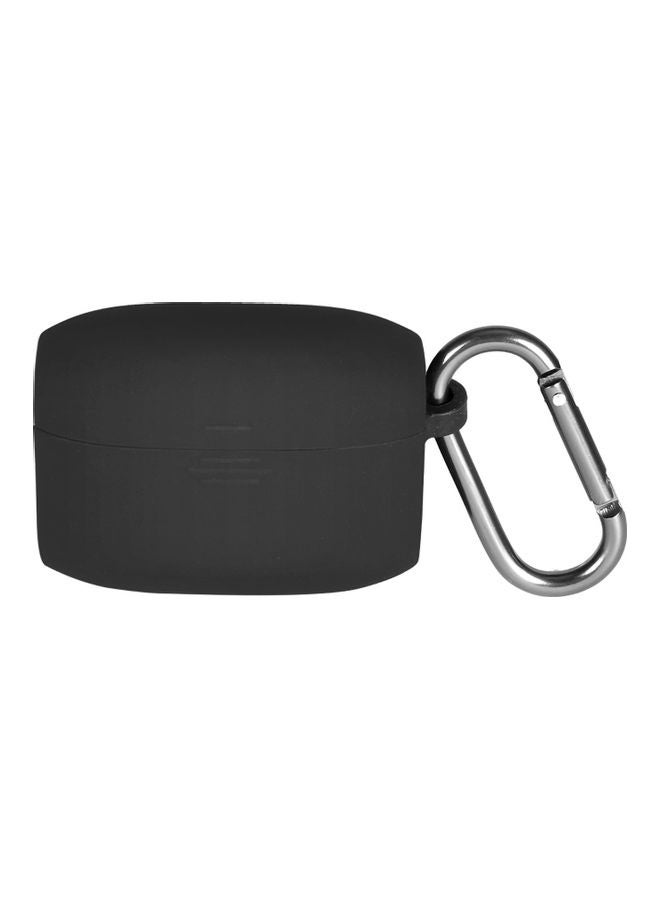 Protective Silicone Sports Earphone Case Cover Black - Image 1