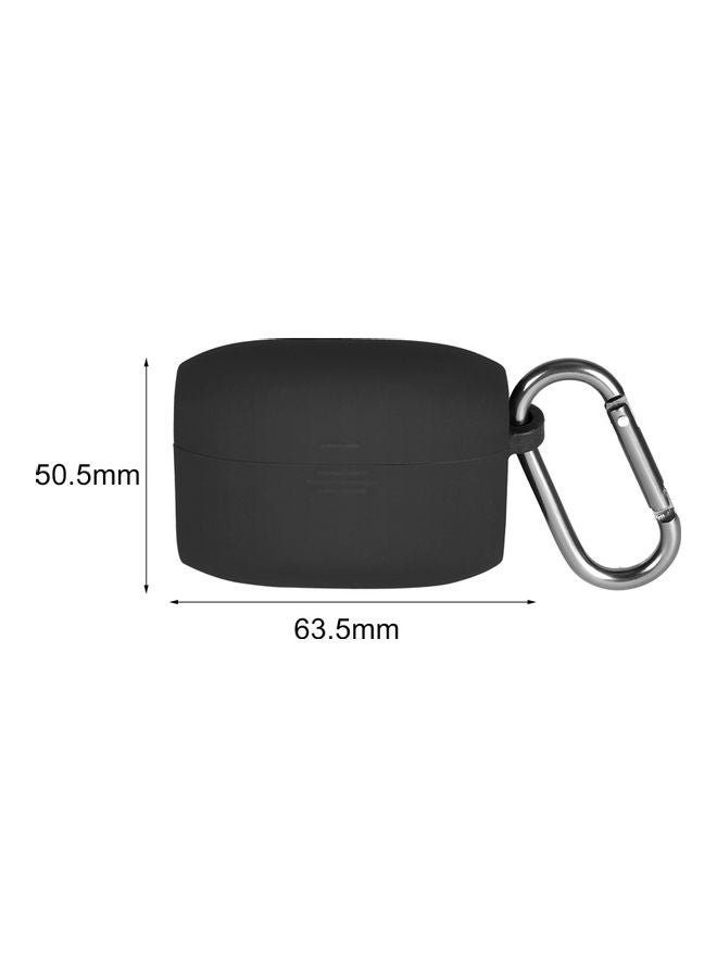 Protective Silicone Sports Earphone Case Cover Black - Image 2