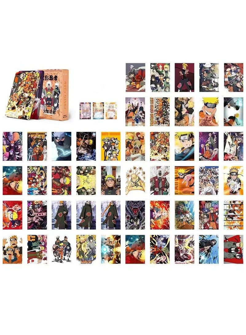 50-Piece Naruto Anime Photo Lomo Cards - Image 2