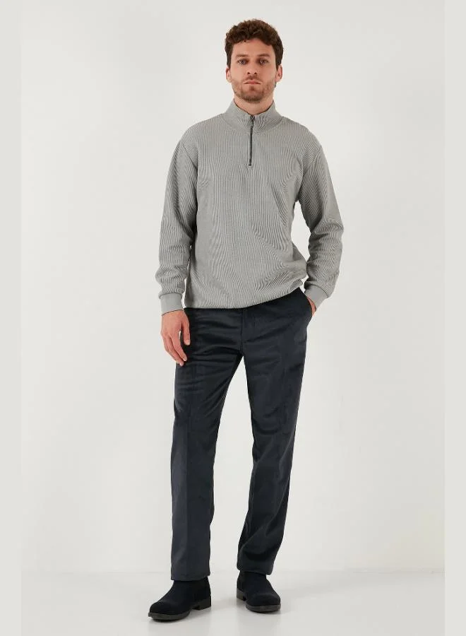 Buratti  Buratti Normal Waist Regular Fit Straight Leg Velvet Trousers Men's Velvet Trousers 645MERLIN for Men | Best Price UAE