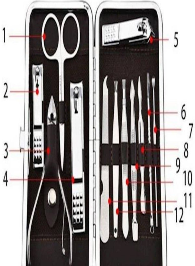 12-Piece Manicure Tool Kit Set - Image 3