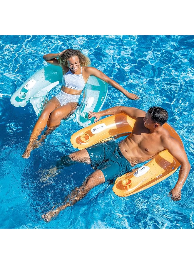 INTEX Sit'N Float Aufblasbarer Poolsessel Halbtauchig Aufblasbar - Image 3