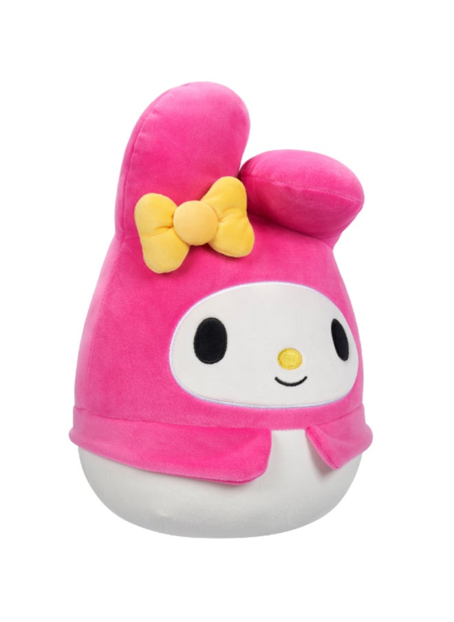Squishmallows Little Plush 10 inch Sanrio Core My Melody Yellow Bow & Pink Suit , Officially Licensed Kellytoy Plush Toy, Colorful Soft Toy, Gift for Kids, Girls & Boys Washable Squishy Stuff Toy Multicolor All Age  - Image 2