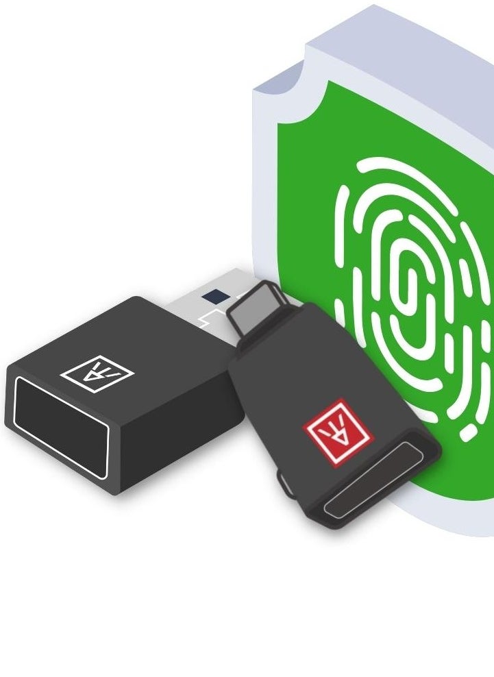 أوثينترند قارئ بصمات الأصابع البيومترية USB  - Image 1