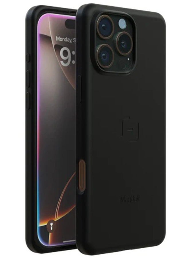 MagBak Classic Case for iPhone 16 Pro Max with 3D screen Protector | Magstick to Mount Anywhere - Image 2