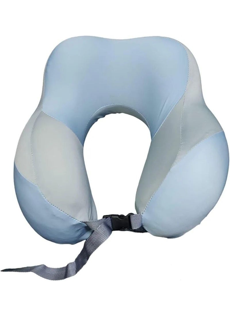 TERXA TERXA Memory Foam Travel Neck Pillow Neck Support Rest Pillow For Pain Relief Memory Foam Cushion Comfort For NeckShouldersSleeping Health Care Device Back Sleeper Pack of 1Multicolor 