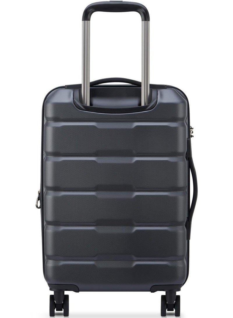 DELSEY Paris Citadel Securitech By Delsey Paris 54 Cm Expandable 4 Double Wheel Cabin Luggage Trolley - Anthracite Black - Image 3