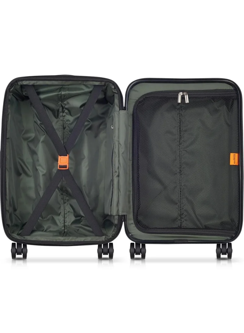 DELSEY Paris Citadel Securitech By Delsey Paris 54 Cm Expandable 4 Double Wheel Cabin Luggage Trolley - Anthracite Black