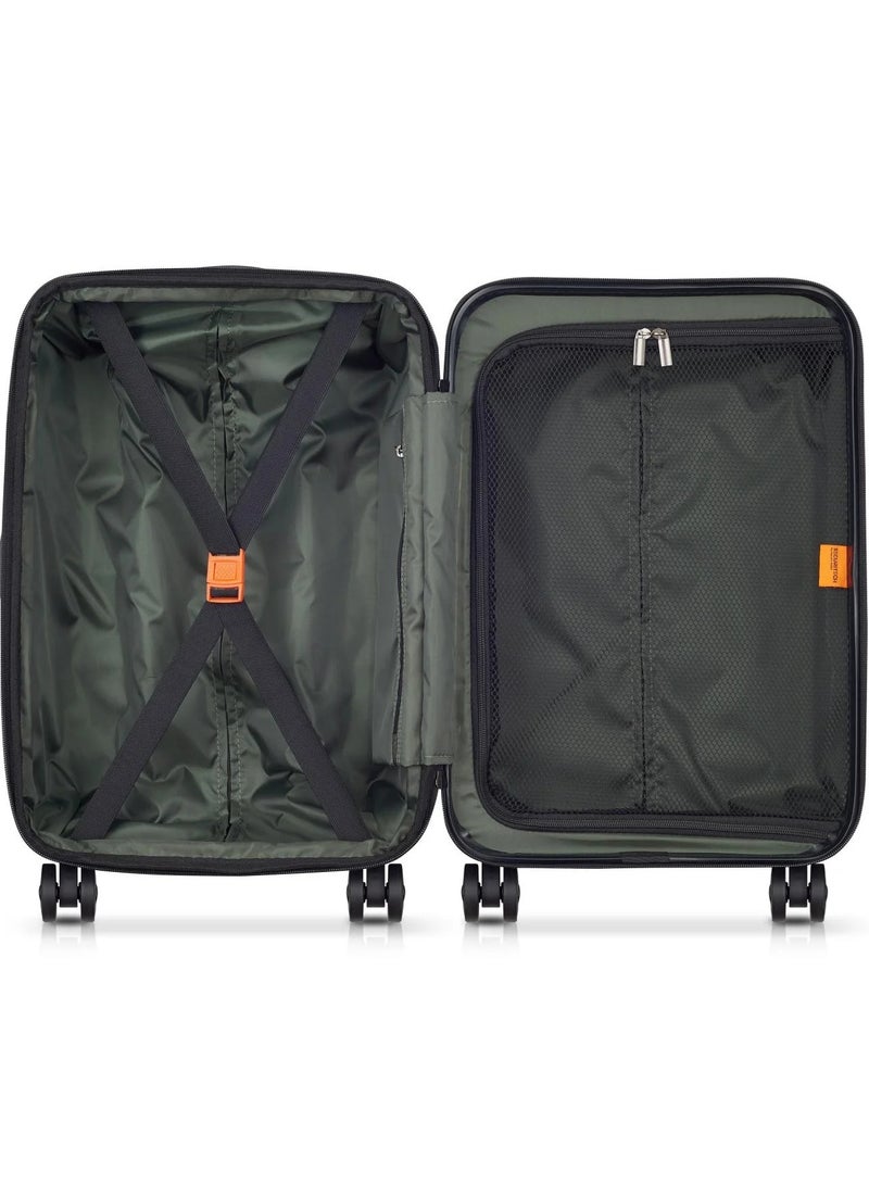 DELSEY Paris Citadel Securitech By Delsey Paris 54 Cm Expandable 4 Double Wheel Cabin Luggage Trolley - Anthracite Black - Image 2