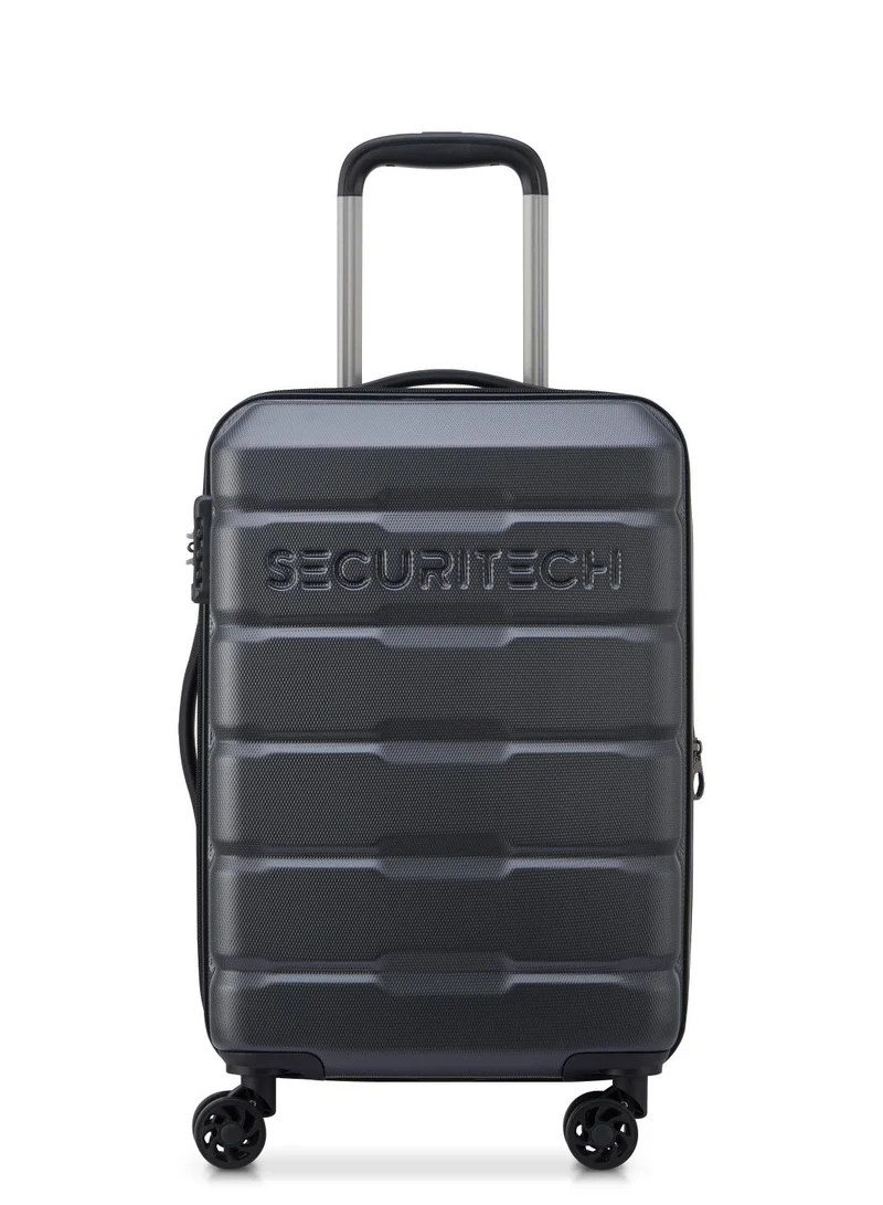 DELSEY Paris Citadel 54cm Expandable 4 Double Wheel Cabin Luggage Trolley - Anthracite Black