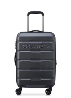 DELSEY Paris Citadel 54cm Expandable 4 Double Wheel Cabin Luggage Trolley - Anthracite Black  - Image 1