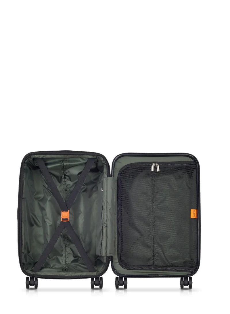 DELSEY Paris Citadel 54cm Expandable 4 Double Wheel Cabin Luggage Trolley - Anthracite Black