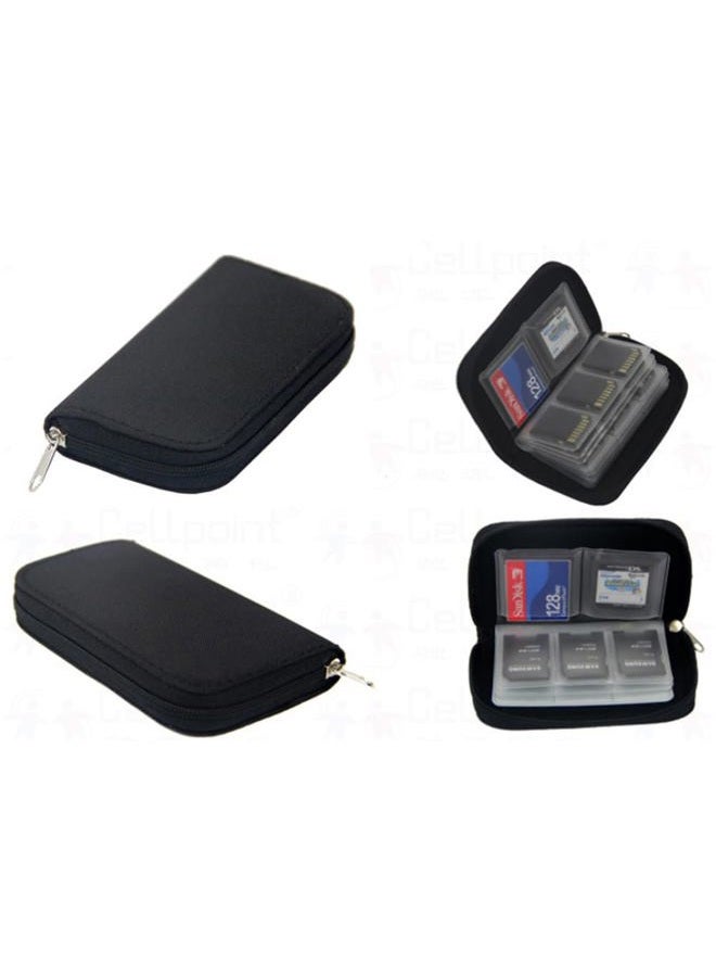 Drhob 1pcs Memory Card Storage Carrying Pouch Case Holder Wallet For CF/SD/SDHC/MS/DS - Image 5