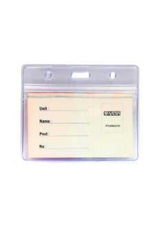 PARTNER ID Card Holders Waterproof Clear Plastic Perfect for Credit Cards, ID Swipe Cards, Key Cards, and Driver's License PVC Material (Pack of 2)  - Image 3