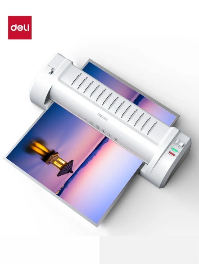 Deli Laminator Machine A3 Hot Laminating Machine 80-175 Mic 2 Roller Deli E3894-UK - Image 1