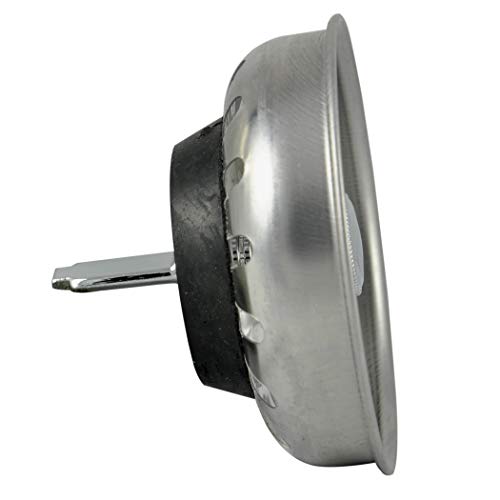 Danco 88275 3-1/4 inch Kitchen Sink Basket Strainer Splash Guard with Stationary Post, Stainless Steel - Image 4