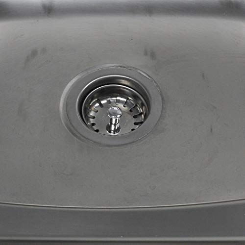 Danco 88275 3-1/4 inch Kitchen Sink Basket Strainer Splash Guard with Stationary Post, Stainless Steel - Image 5