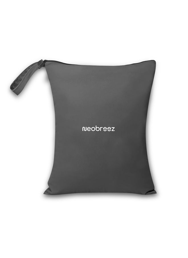neobreez Waterproof Wet Dry Bag|Reusable bag  with Zipper| Machine Washable|Cloth Diaper Bag for Babies Toddlers Swimming Camping Travel Gym Workout Beach Pool (25x 35cm, Polyster)  - Image 1