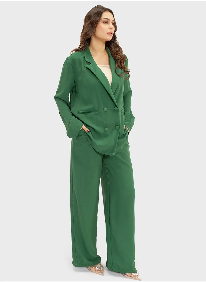 Hassal Double Breasted Suit & Pant Sets