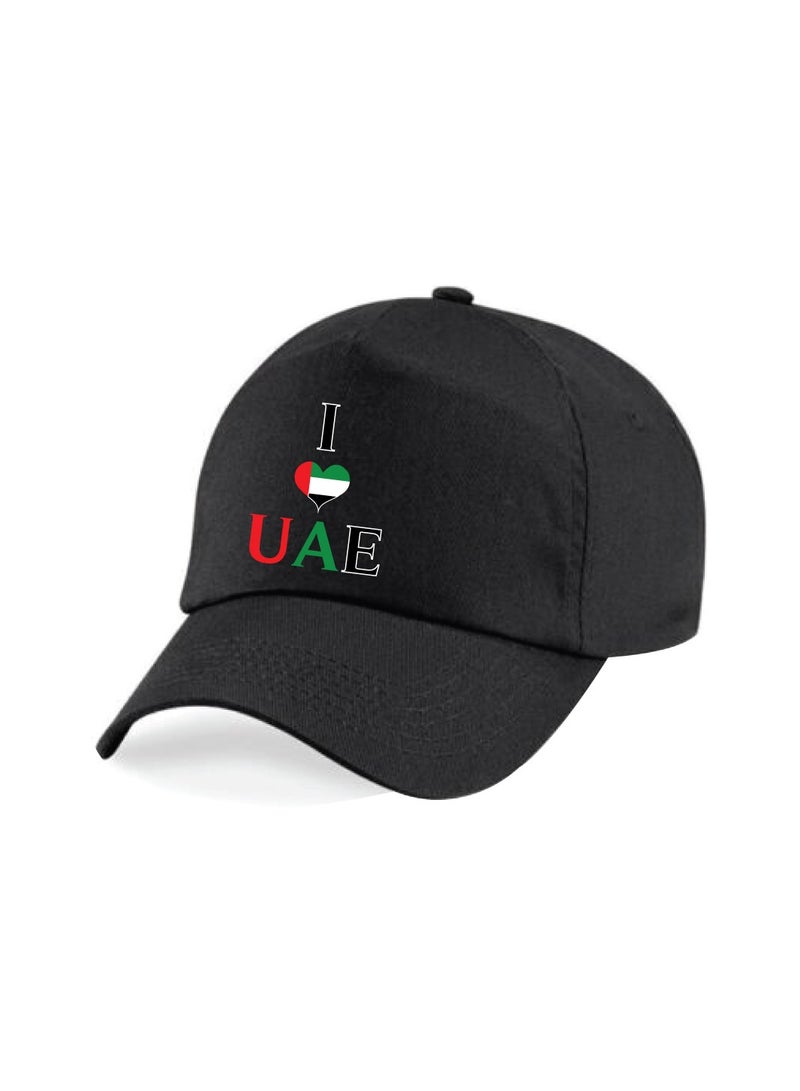 Kids UAE T-shirt for Girls - Cap - Flag and Badge Combo Pack of 4