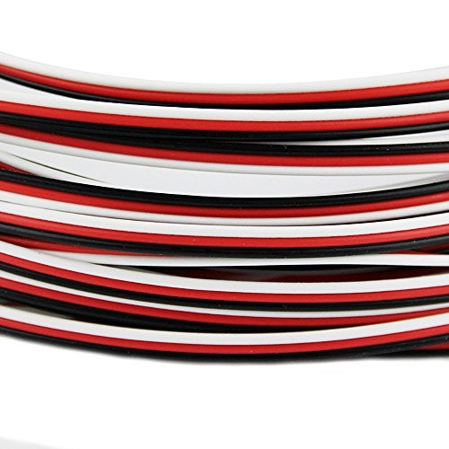 OliYin 50 feet 26AWG Servo Cable 3p Line for Futaba JR RC Servo Hobby Model Aircraft Model Wiring 30 corex0.08mm - Image 4