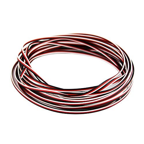 OliYin 50 feet 26AWG Servo Cable 3p Line for Futaba JR RC Servo Hobby Model Aircraft Model Wiring 30 corex0.08mm - Image 1