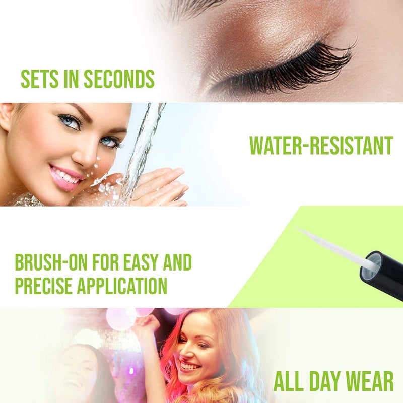 DUO Brush-on Strip Lash Adhesive, Clear, 0.18oz, 1-Pack - Image 4