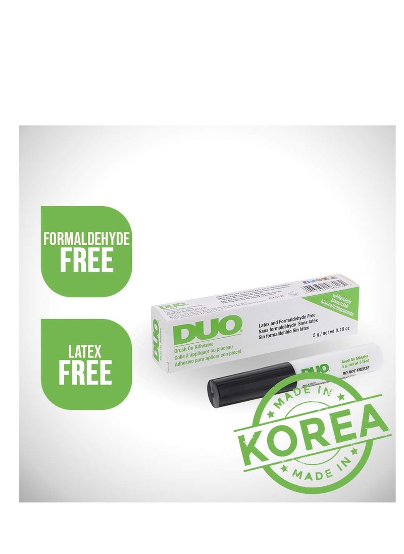 DUO Brush-On Strip Lash Adhesive - Clear, Latex-Free, Long-Lasting Lash Glue with Vitamins A, C & E for Strip & Individual Lashes, 0.18 oz, 1-Pack - pzsku/Z7711B56EA1E51DBCCF18Z/45/_/1723568388/1ed518c3-fcb6-4a28-87e3-7237ea5fd586