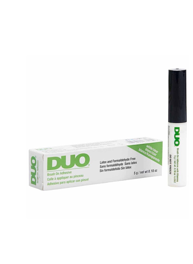 DUO Brush-On Strip Lash Adhesive - Clear, Latex-Free, Long-Lasting Lash Glue with Vitamins A, C & E for Strip & Individual Lashes, 0.18 oz, 1-Pack - pzsku/Z7711B56EA1E51DBCCF18Z/45/_/1723568388/620efae3-ea1a-4f7a-a8c3-2b462c79c701