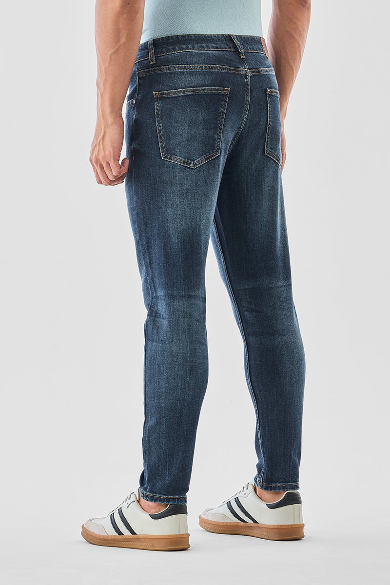 SNITCH Washed Skinny Jeans - Image 4