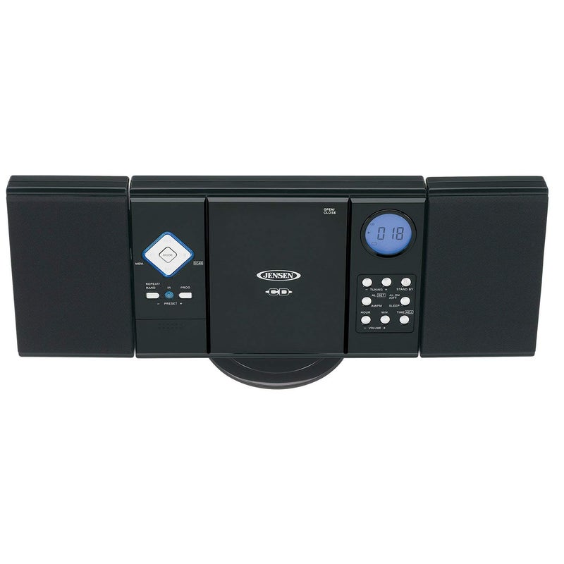 Jensen Wall Mountable Vertical Loading CD Player with Stereo Speakers JEN-JMC-180A - Image 4
