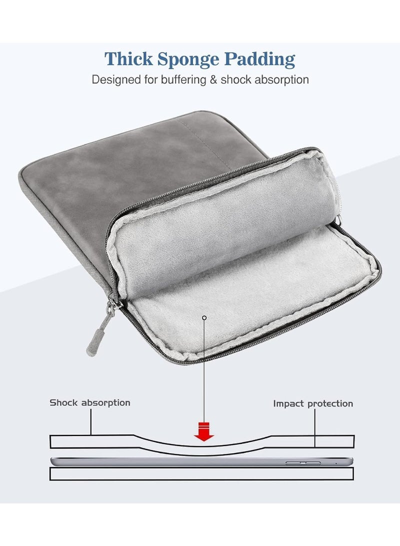 Captaintech Universal 9-11 Inch Tablet Sleeve – Protective Carrying Case for iPad Pro/Air, Galaxy Tab A8/S8 u0026 Surface Go | Zippered Pocket Included - Image 5