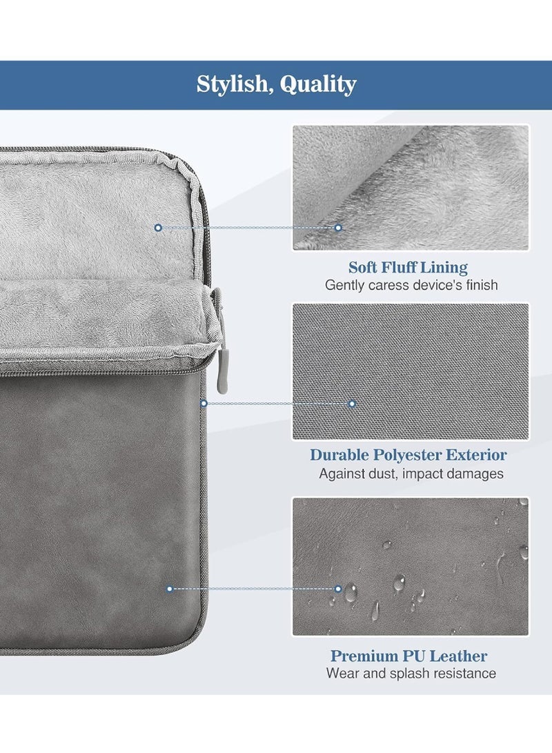 Captaintech Universal 9-11 Inch Tablet Sleeve – Protective Carrying Case for iPad Pro/Air, Galaxy Tab A8/S8 u0026 Surface Go | Zippered Pocket Included - Image 3